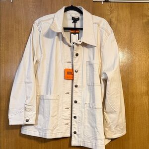 Well Worn Cream Utility Jacket